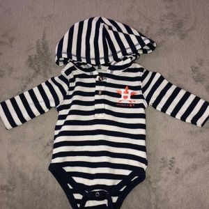 Hoodied Astro onesie